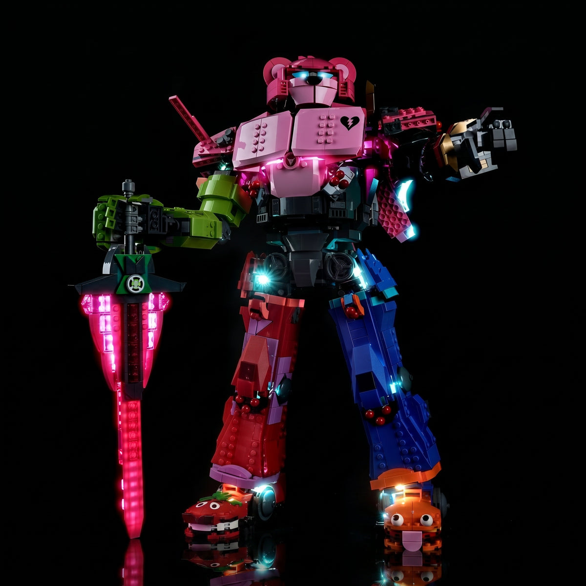 LED light kit for LEGO® Fortnite Mecha Team Leader #77078 | Bright My Bricks