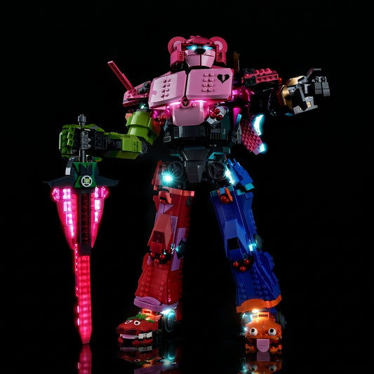 LED light kit for LEGO® Fortnite Mecha Team Leader #77078 | Bright My Bricks