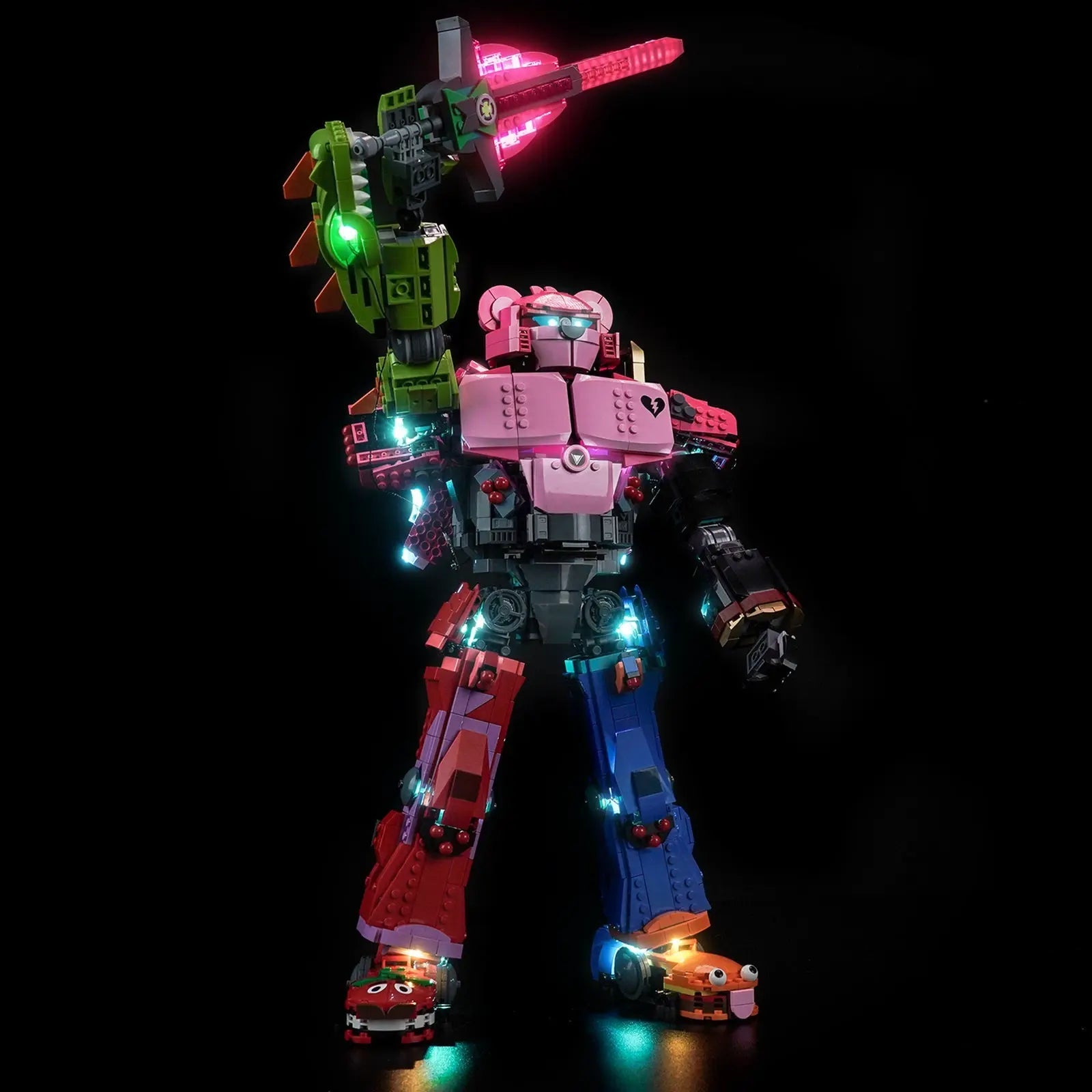 Bright My Bricks LED kit for LEGO Fortnite Mecha Team Leader #77078