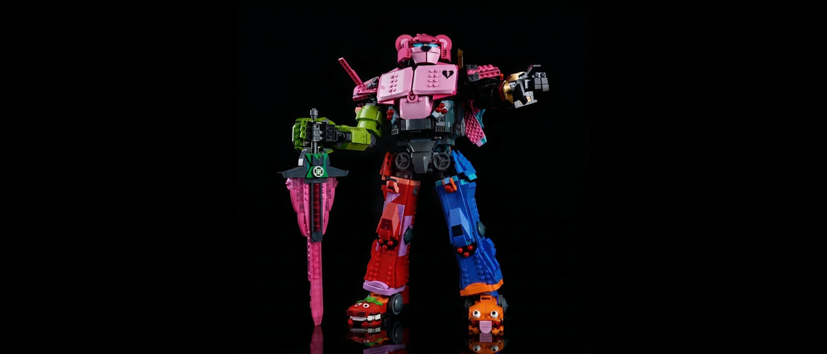 LED-Beleuchtungsset für LEGO® Mecha-Anführer #77078 — standard build, without the LED light kit