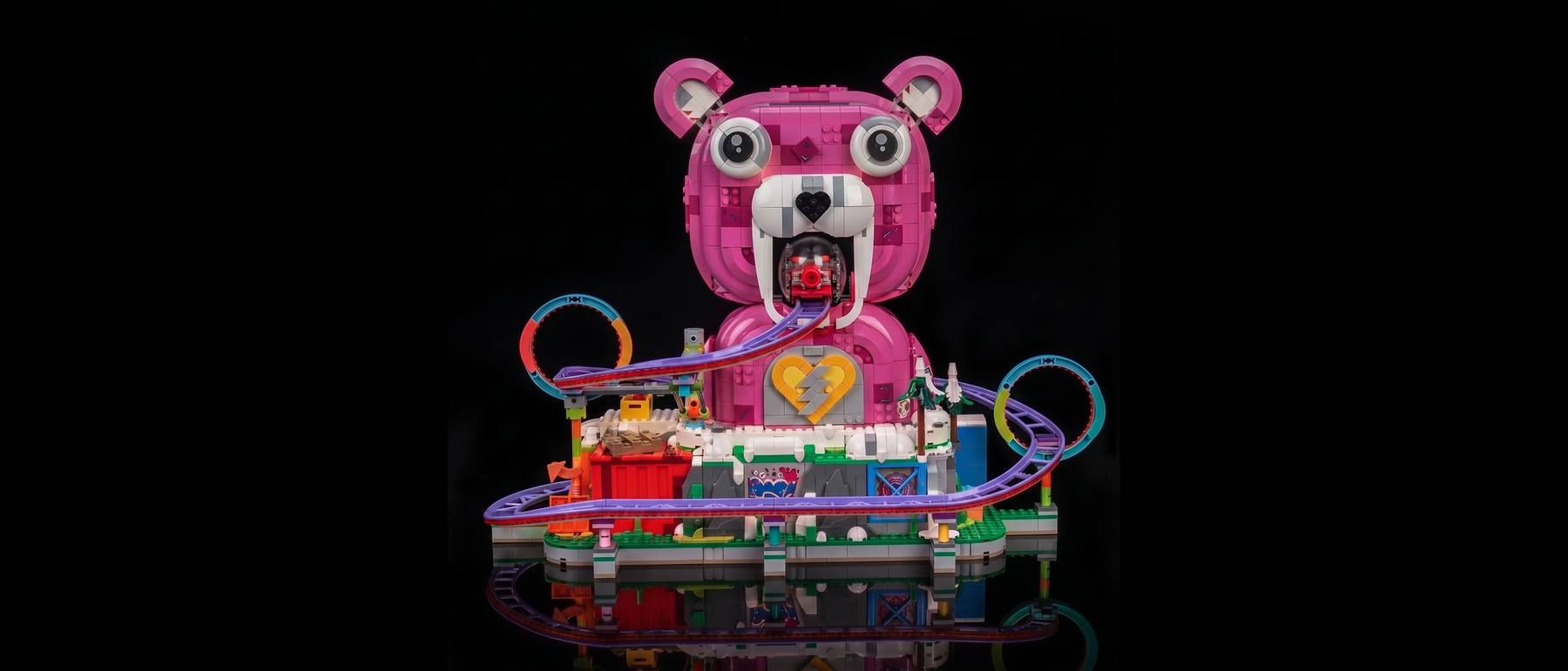 Light Kit for LEGO® Fortnite Rave Cave #77082 — standard build, without the LED light kit