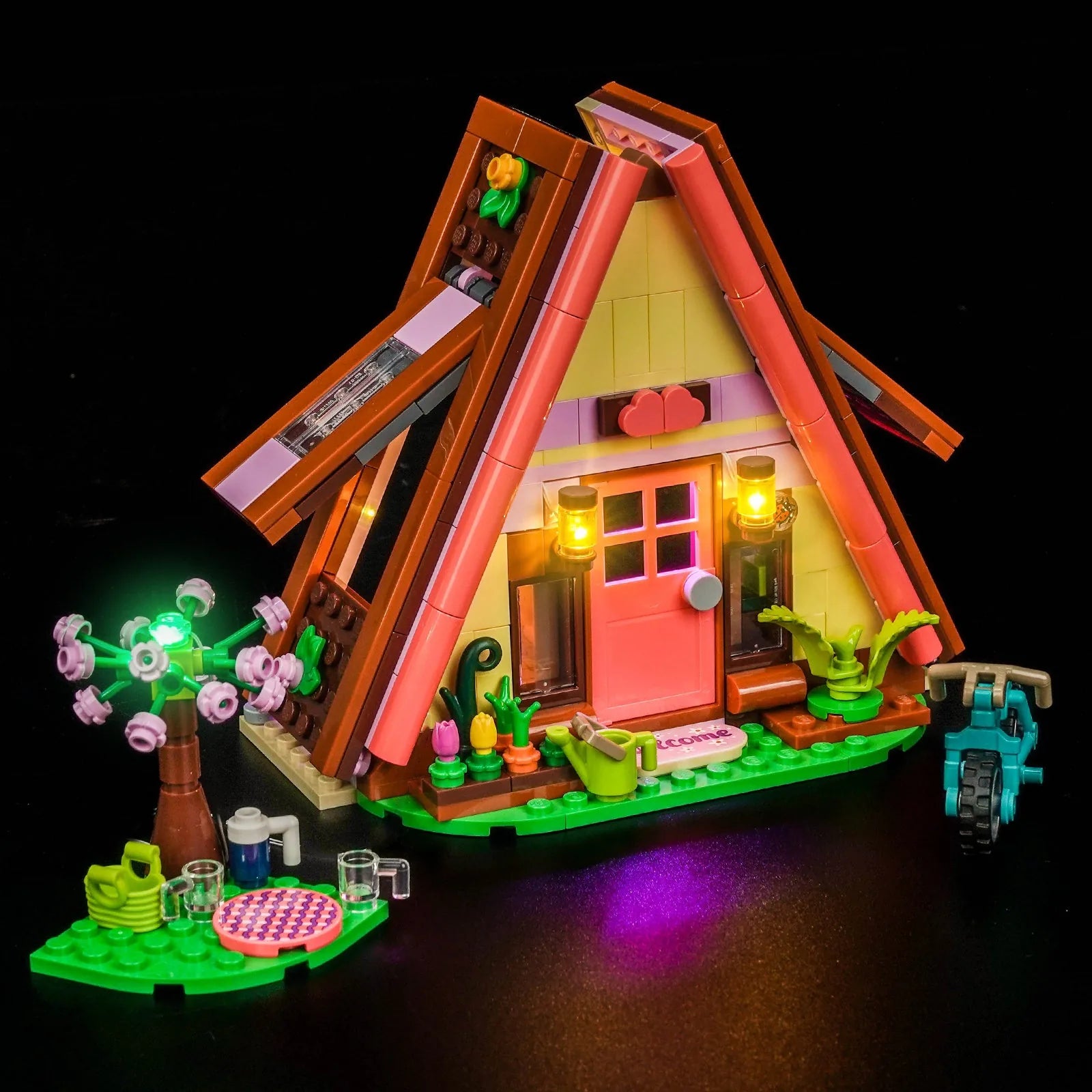 Light Kit for LEGO® Friends Nature Glamping Cabin #42682