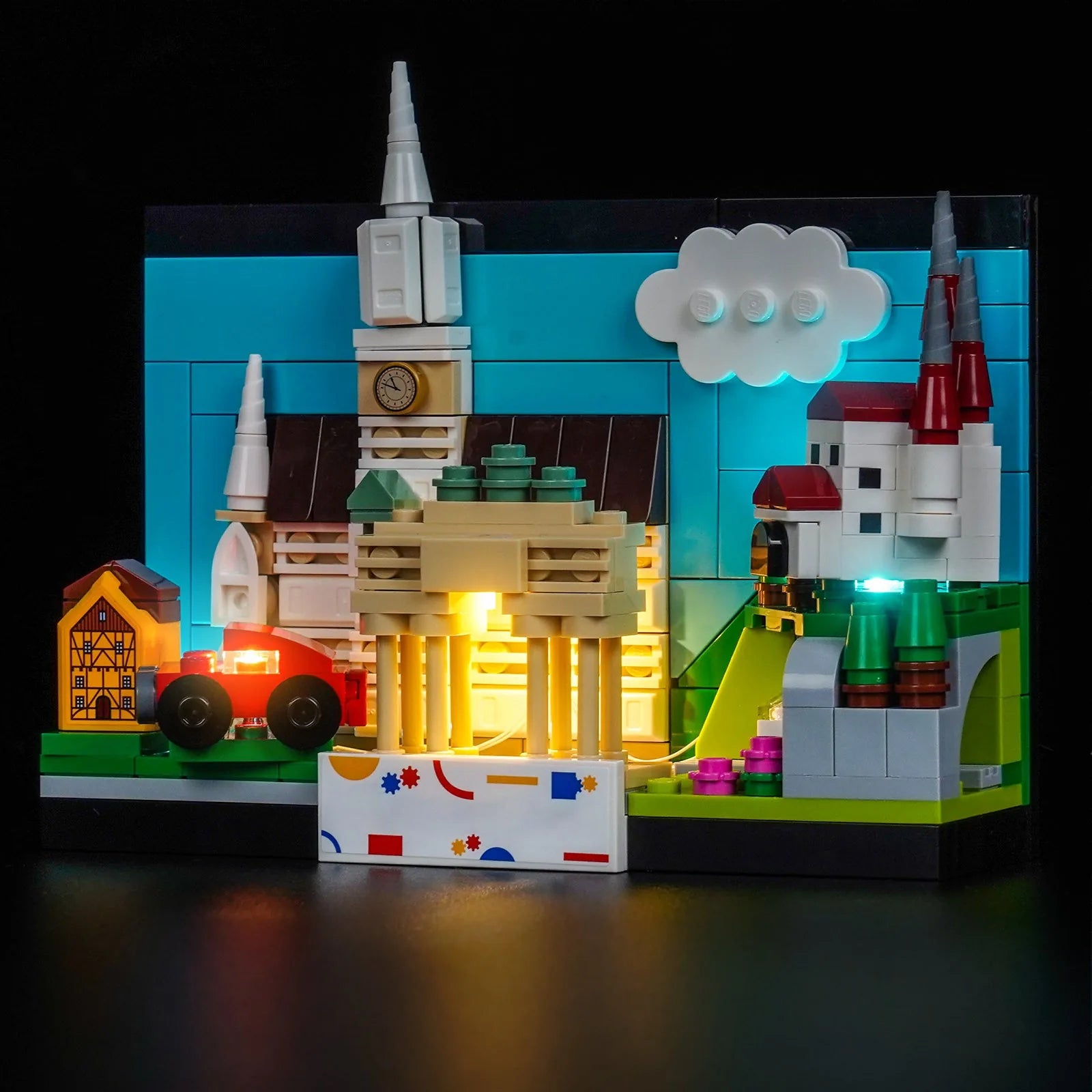 LEGO Germany Postcard #40954 LED lighting detail