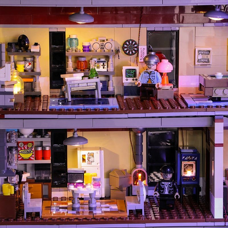 display lighting in a dark room: Bright My Bricks LED lighting kit for LEGO® Ghostbusters Firehouse Headquarters #75827