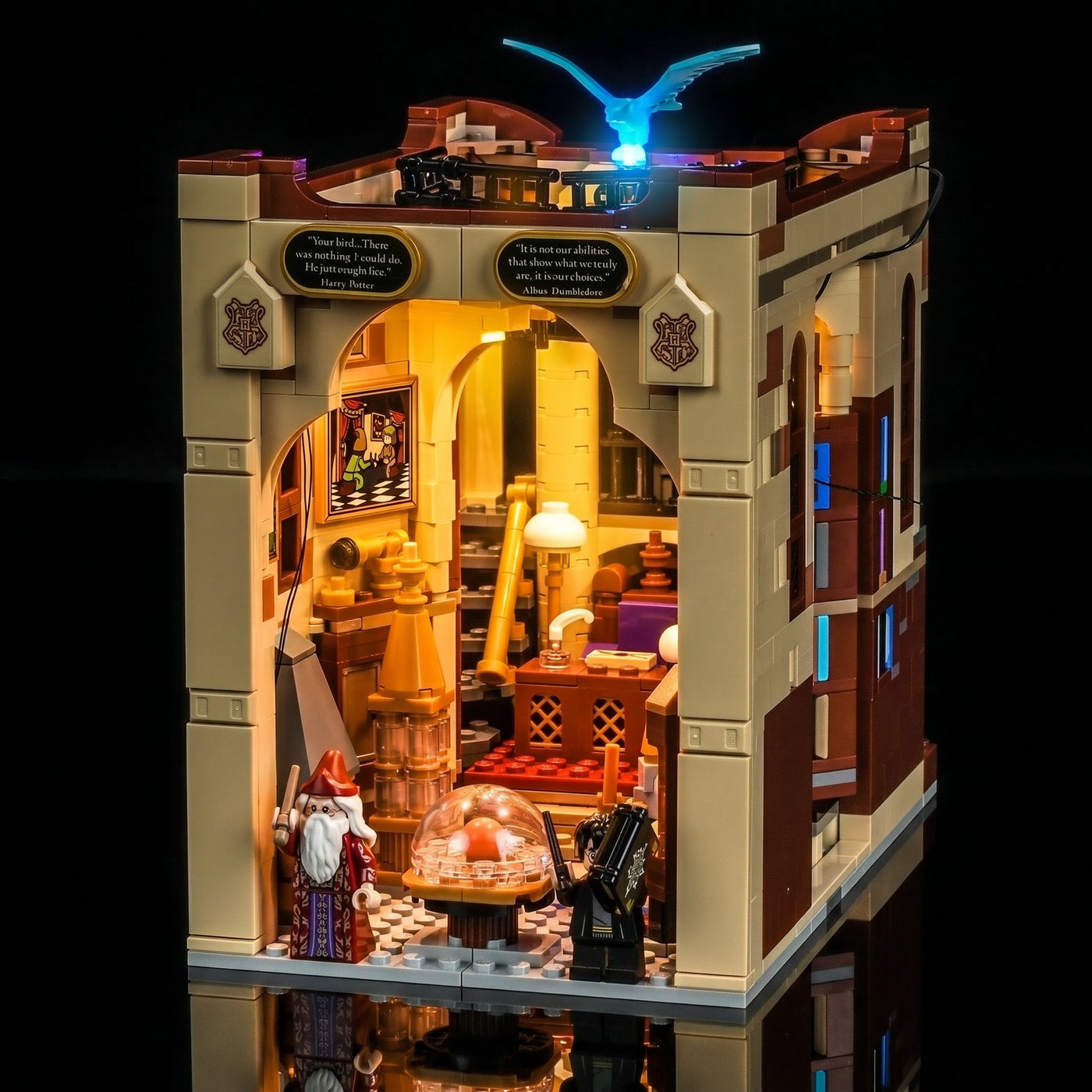 LED-Beleuchtungsset für LEGO® Bücherstütze: Dumbledores Büro #76478