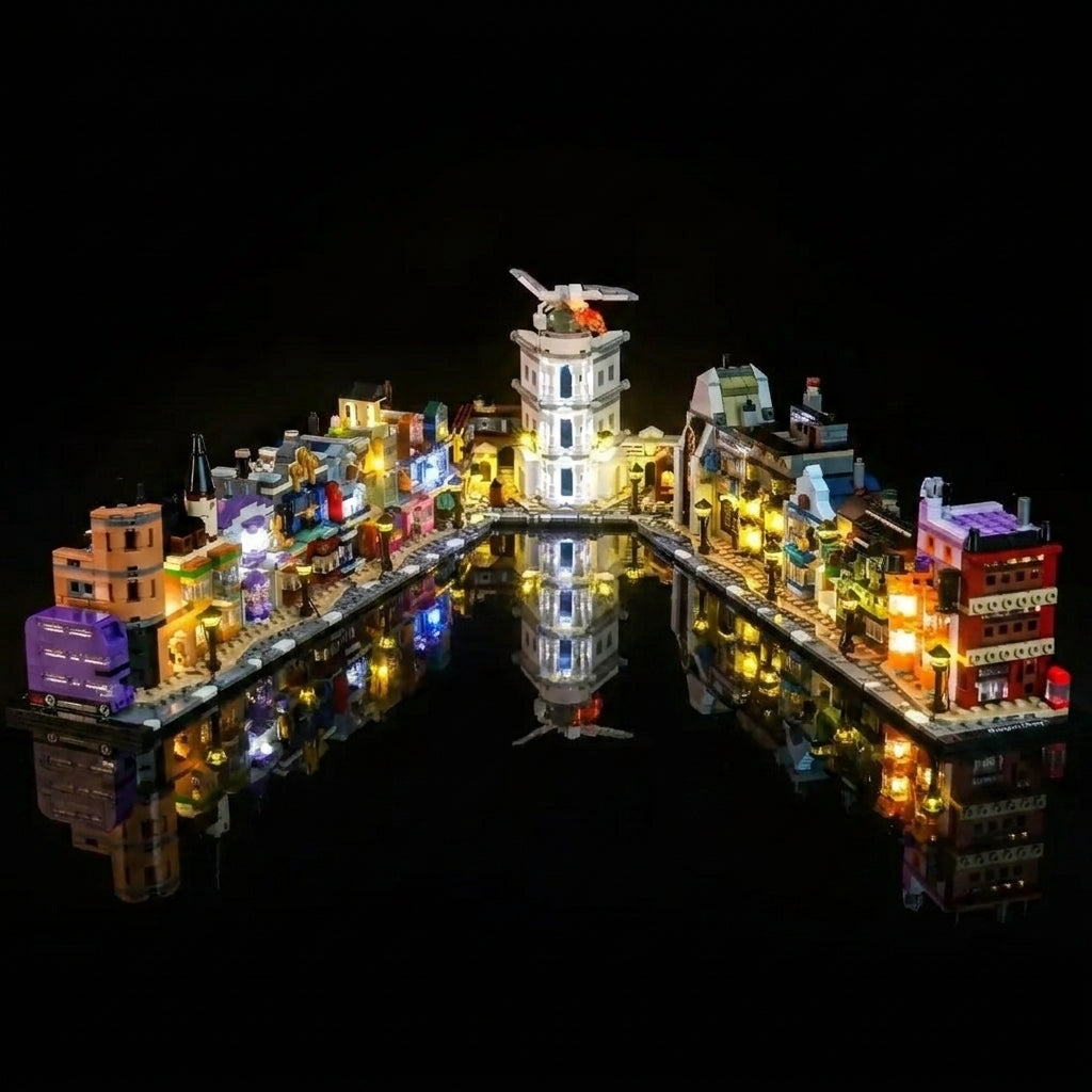 LED light kit for LEGO® Harry Potter Diagon Alley: Wizarding Shops #76444 | Bright My Bricks