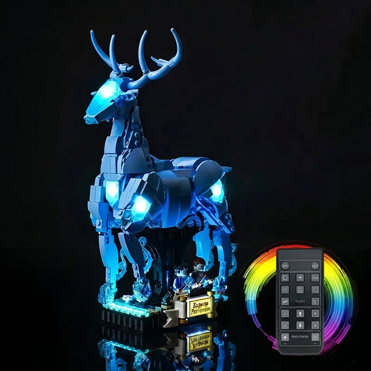 LEGO® Harry Potter Expecto Patronum #76414 — night-mode display glow (LED light kit)