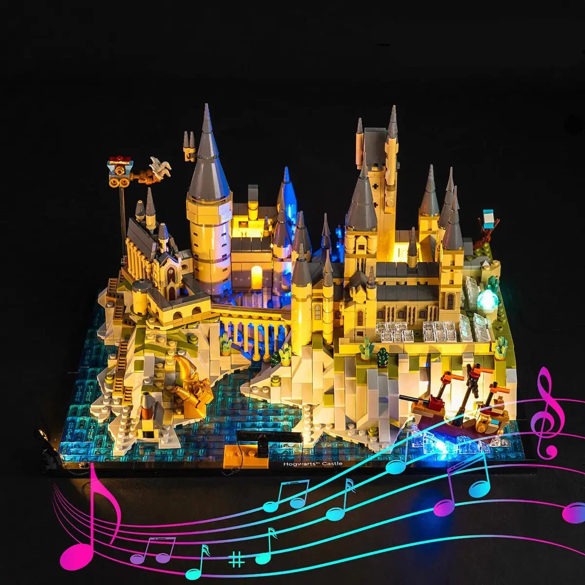 Light Kit for LEGO Hogwarts Castle and Grounds 76419 - Bright My Bricks