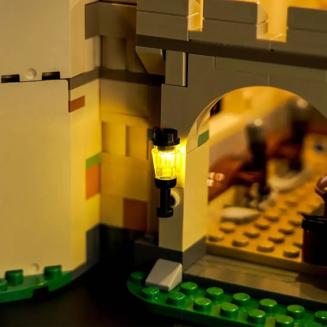 LEGO® Harry Potter Hogwarts Castle: Flying Lessons #76447 — night-mode display glow (display light kit)