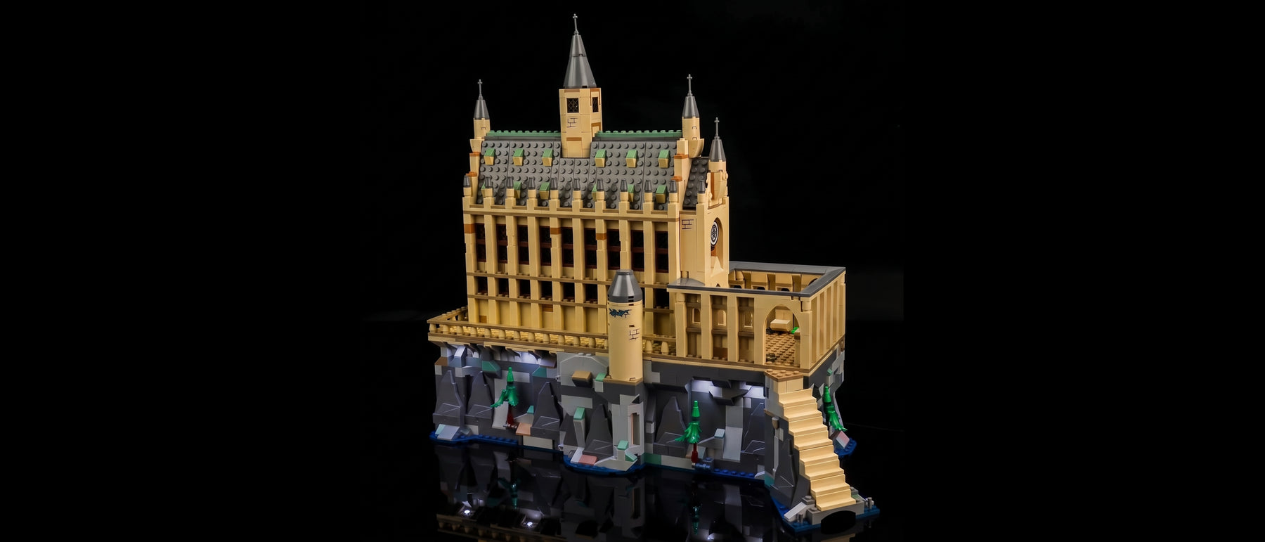 Light Kit for LEGO® Harry Potter Hogwarts Castle: The Great Hall #76435 — standard build, without the LED light kit