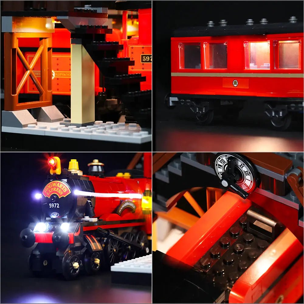 LEGO Harry Potter Hogwarts Express #75955 with premium LED kit