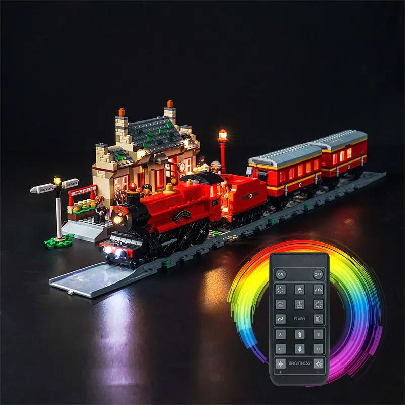 Light Kit for LEGO Harry Potter Hogwarts Express & Hogsmeade Station #76423 - Bright My Bricks