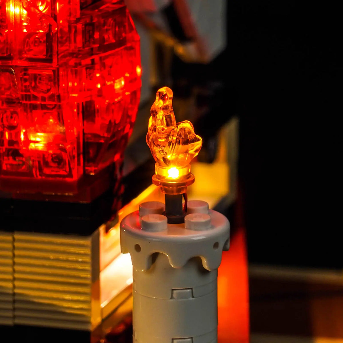LEGO® Harry Potter Sorcerer's Stone #76466 — lighting effect on the build (DIY LED light kit)