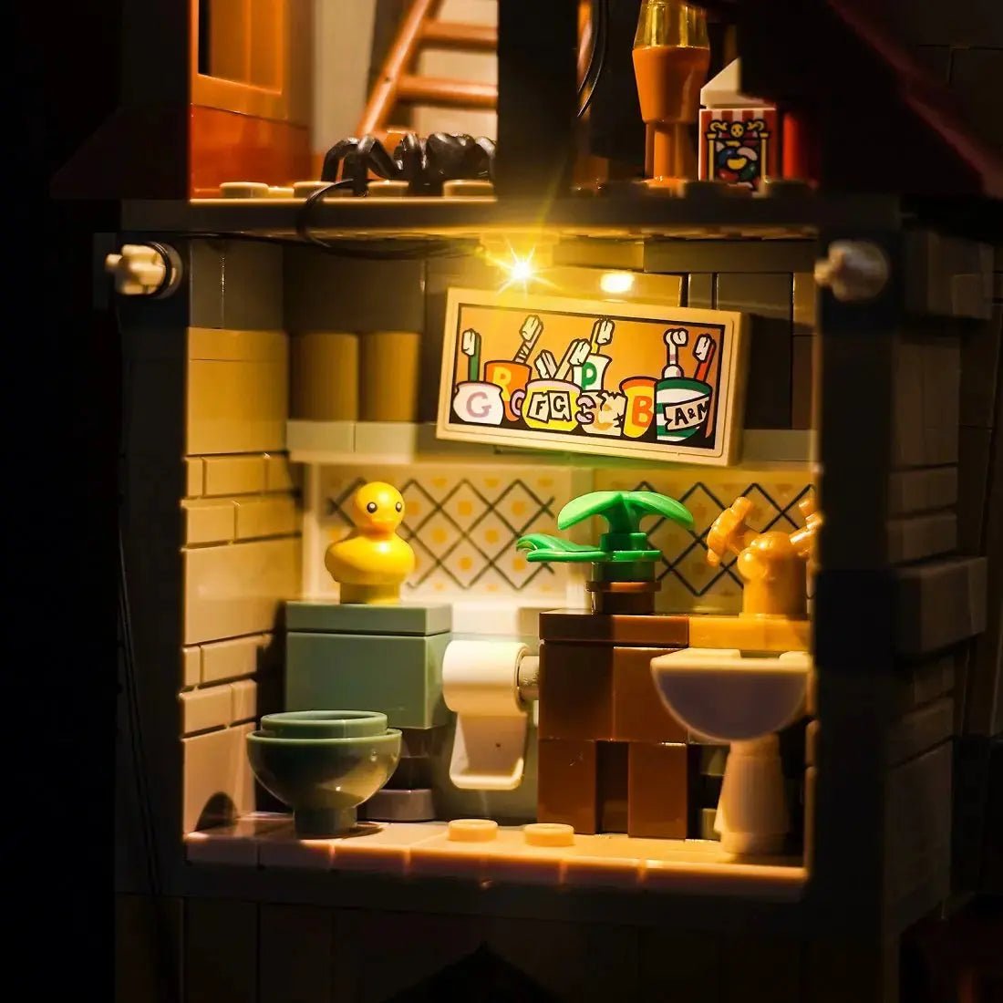 LEGO Harry Potter The Burrow #76437 with premium LED kit