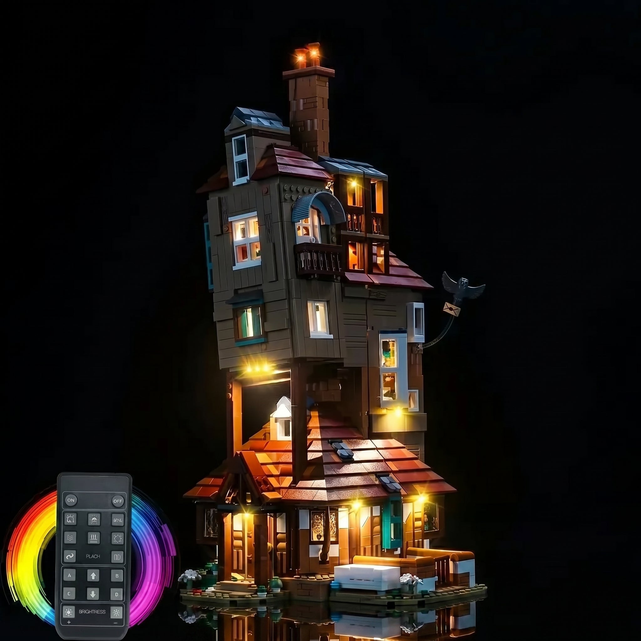LED light kit for LEGO® Harry Potter The Burrow #76437 | Bright My Bricks