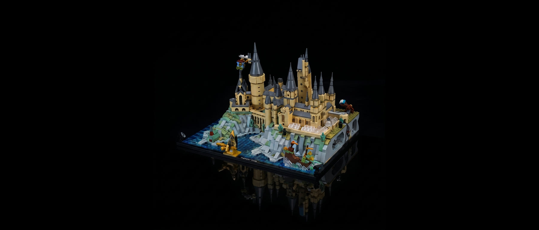 LED-Beleuchtungsset für LEGO® Schloss Hogwarts™ mit Schlossgelände #76419 — standard build, without the LED light kit