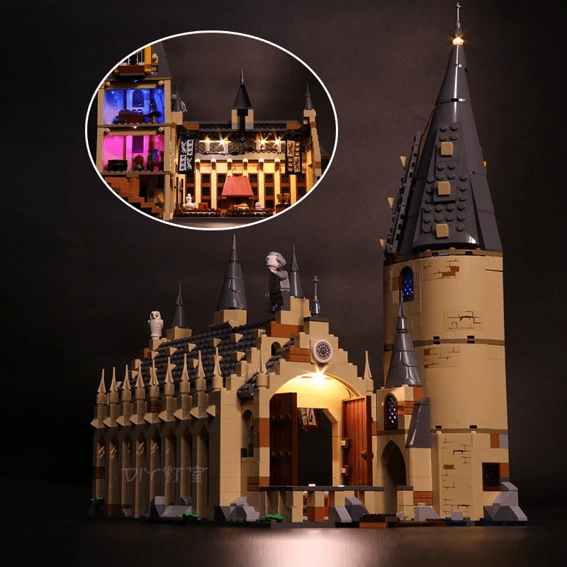Light Kit for LEGO Hogwarts Great Hall #75954 - Bright My Bricks