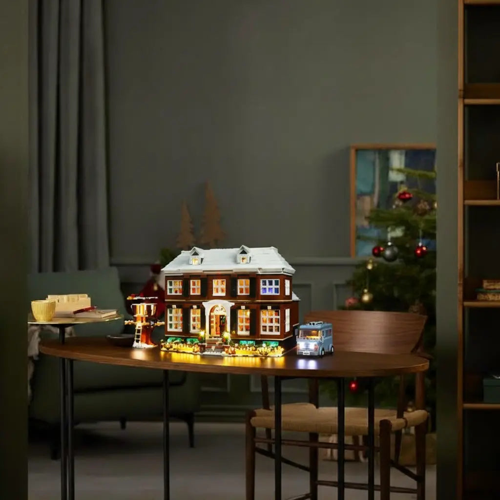 LEGO® Home Alone #21330 — LED strips and bricks detail (premium LED light kit)