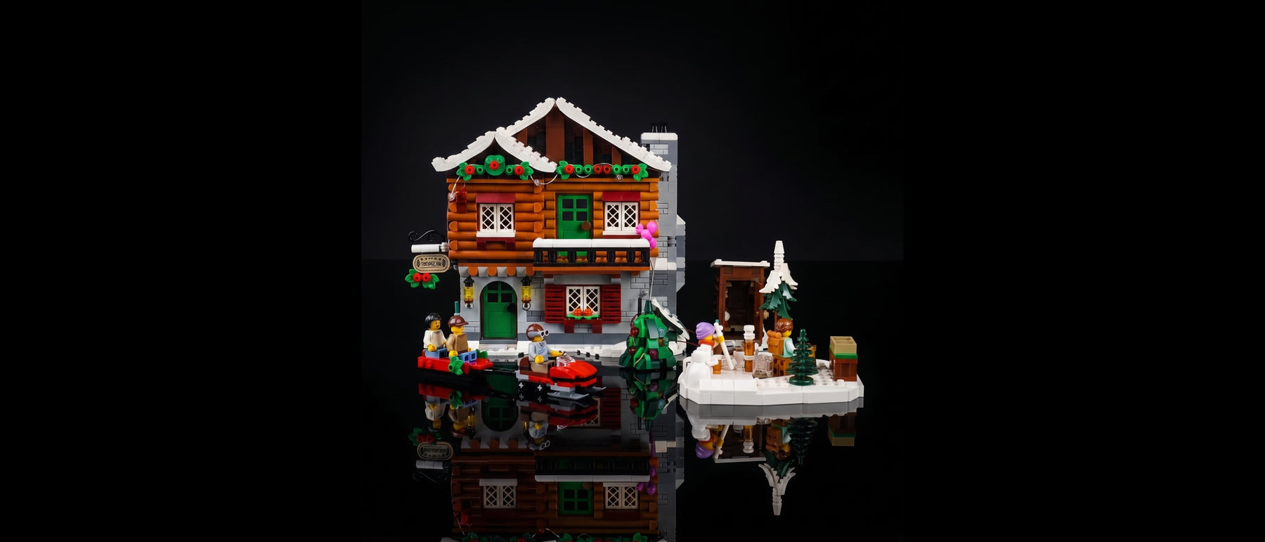LED-Beleuchtungsset für LEGO® Almhütte #10325 — standard build, without the LED light kit