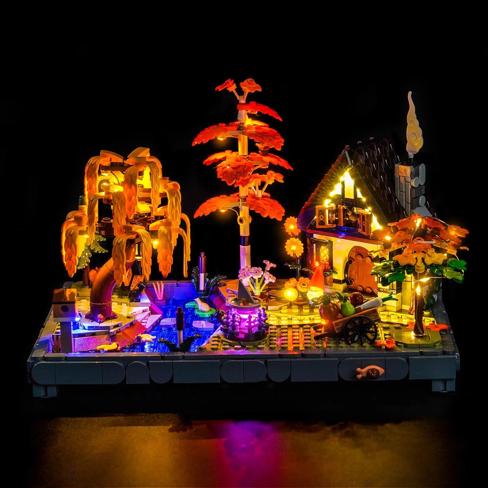 Light Kit for LEGO Icons Autumn Cottage Garden #11372 - Bright My Bricks