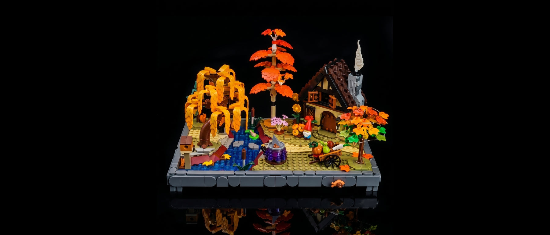 Kit LED pour LEGO® Le jardin d'automne #11372 — standard build, without the LED light kit