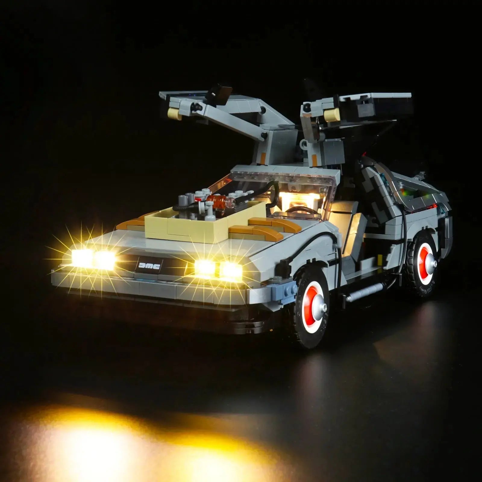 Light Kit for LEGO Icons Back to the Future Time Machine #10300 - Bright My Bricks