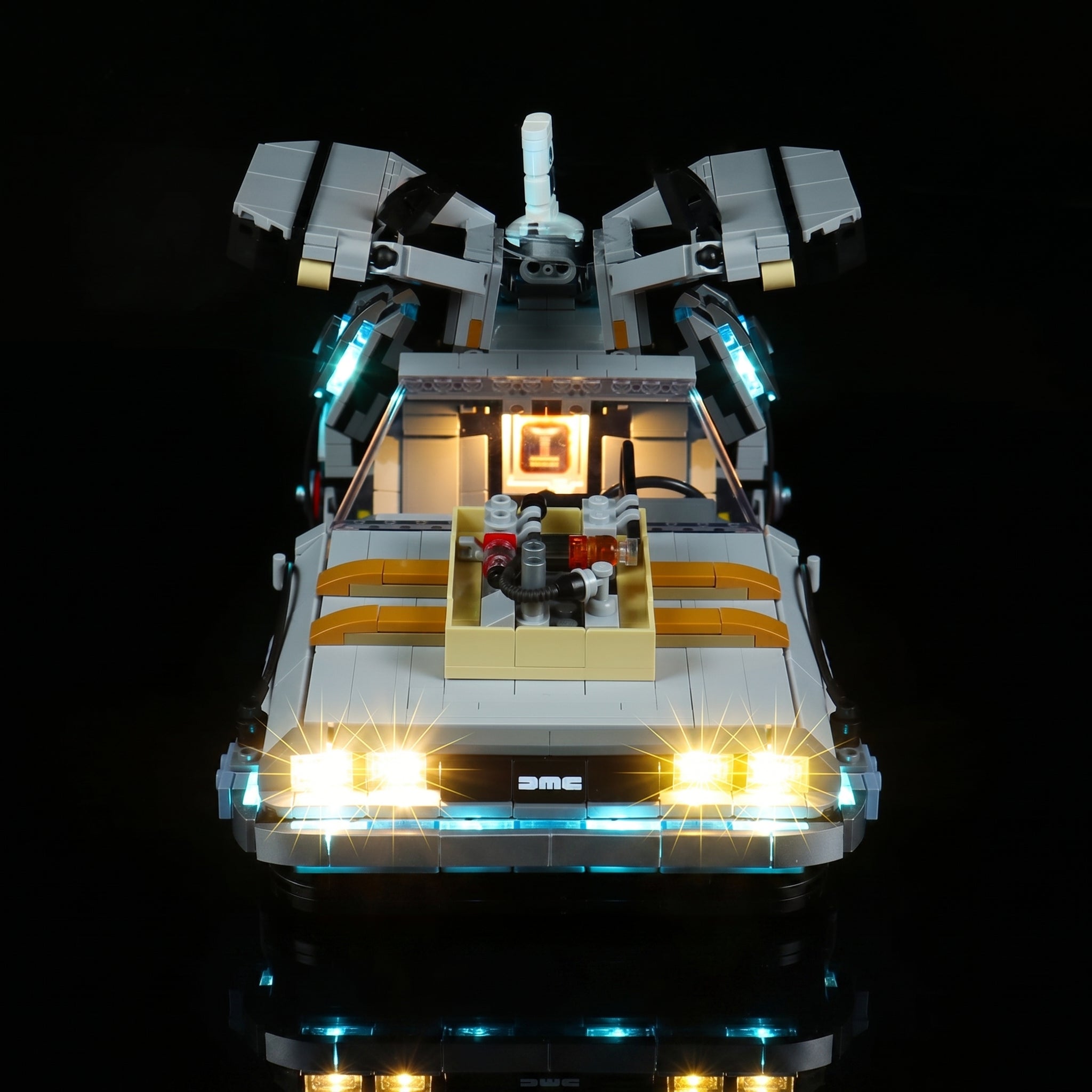 LED light kit for LEGO® Icons Back to the Future Time Machine #10300 | Bright My Bricks