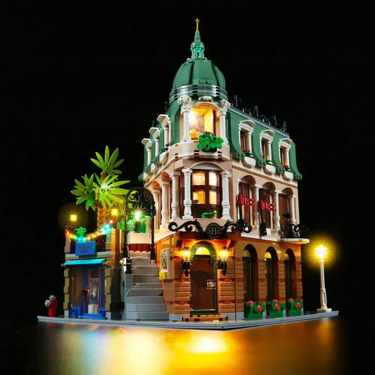 LED light kit for LEGO® Icons Boutique Hotel #10297 | Bright My Bricks