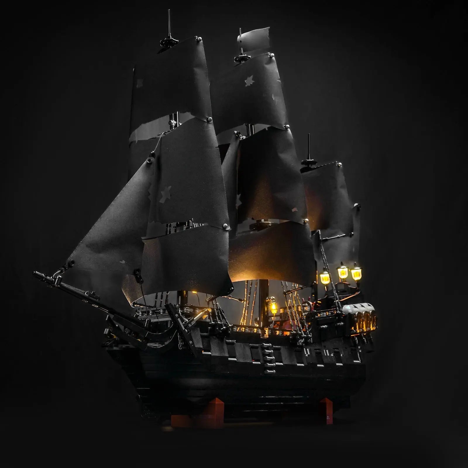 LEGO Icons Captain Jack Sparrow's Pirate Ship #10365 with premium LED kit