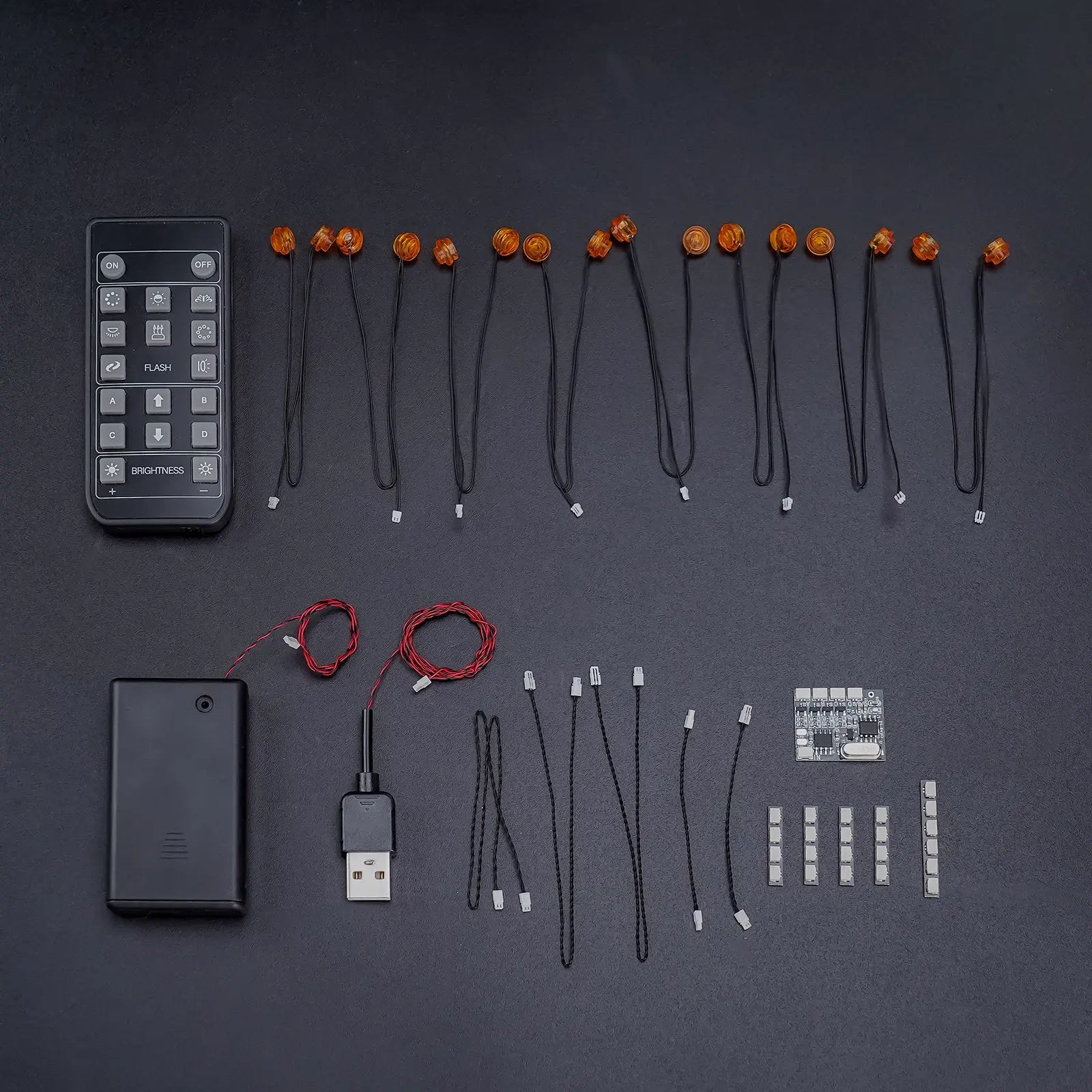 LEGO Icons Captain Jack Sparrow's Pirate Ship #10365 lit up - front angle