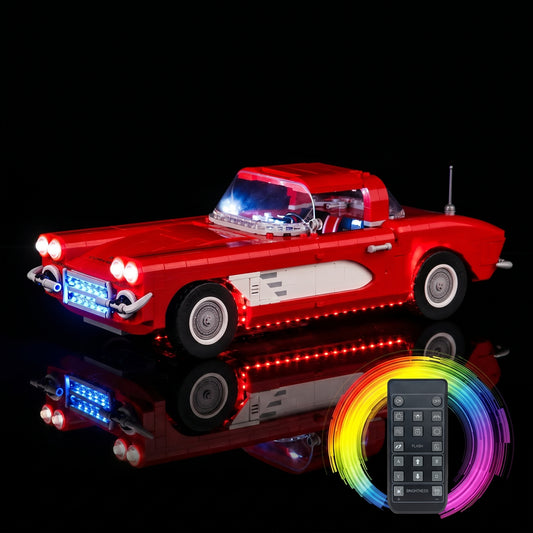 LED light kit for LEGO® Icons Chevrolet Corvette #10321 | Bright My Bricks