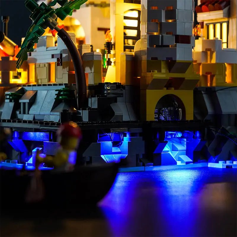 night-mode display glow: Bright My Bricks light kit for LEGO® Icons Eldorado Fortress #10320