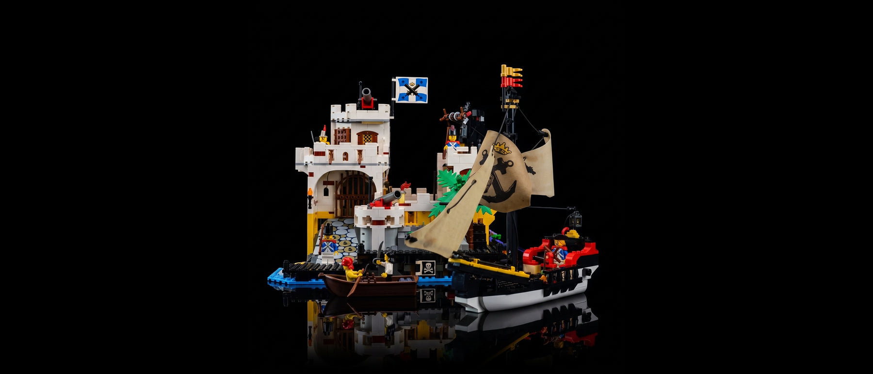 Kit LED pour LEGO® La forteresse de l’Eldorado #10320 — standard build, without the LED light kit