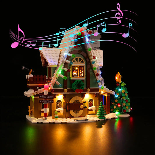 LED light kit for LEGO® Icons Elf Club House #10275 | Bright My Bricks