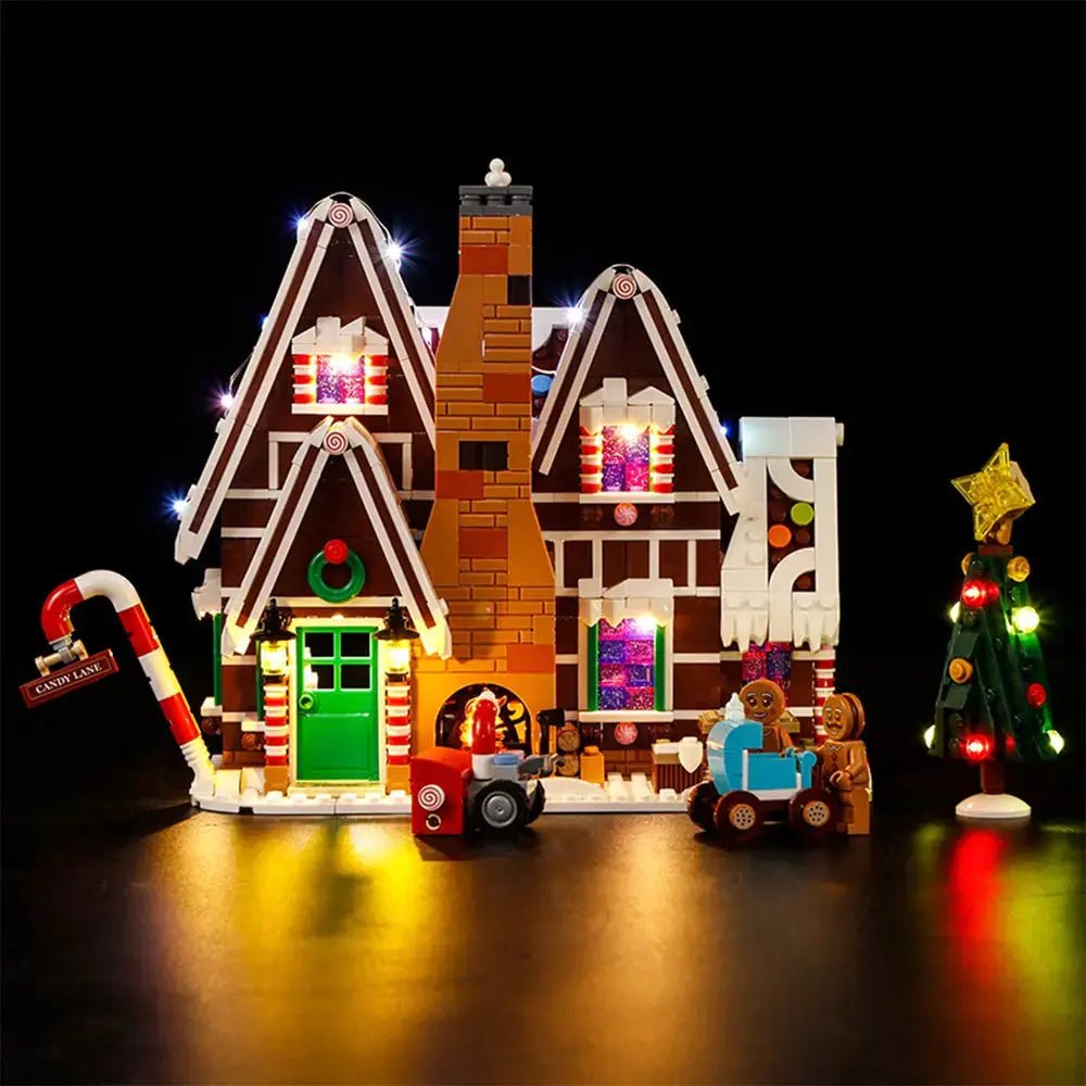 LED light kit for LEGO® Icons Gingerbread House #10267 | Bright My Bricks