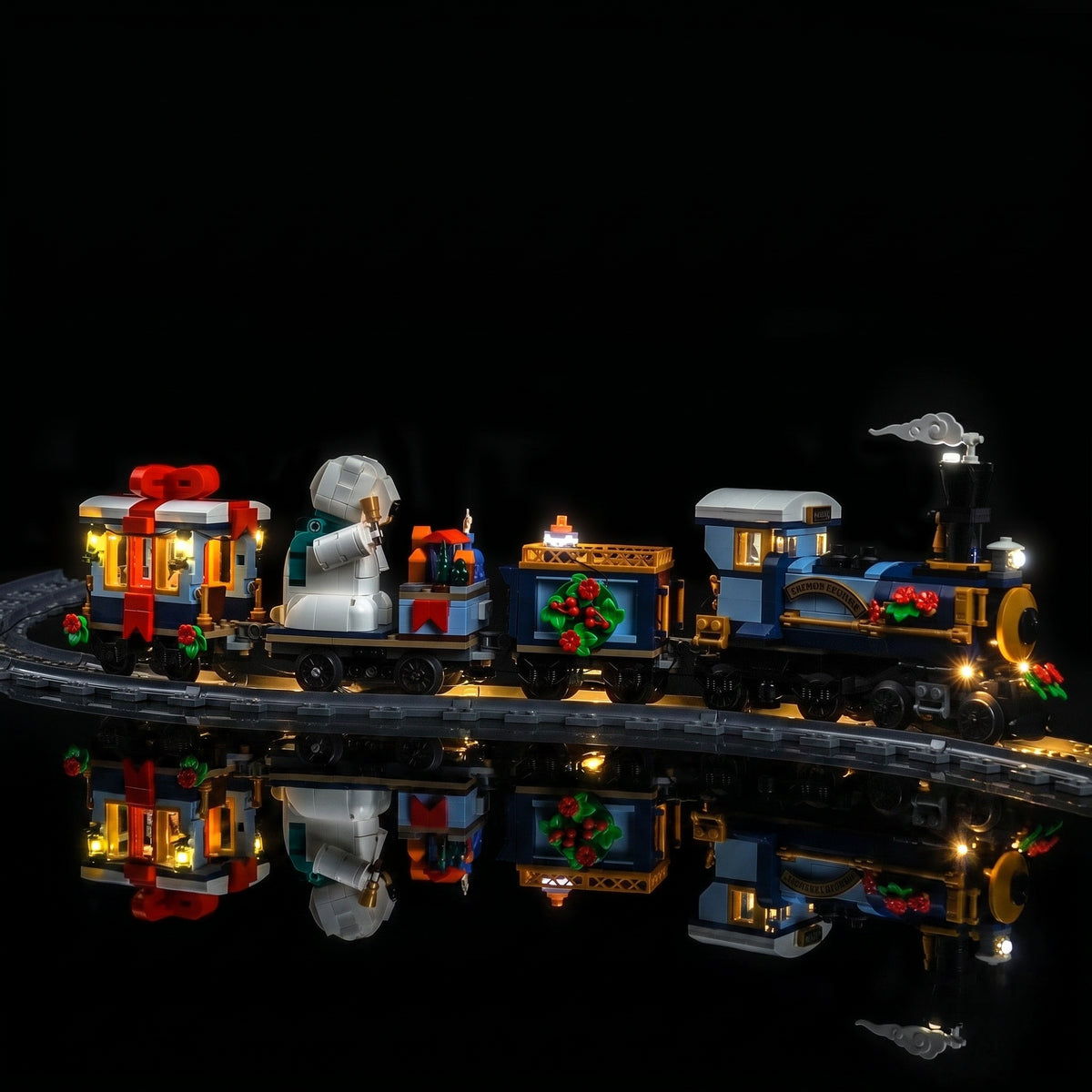 LED light kit for LEGO® Icons Holiday Express Train #10361 | Bright My Bricks