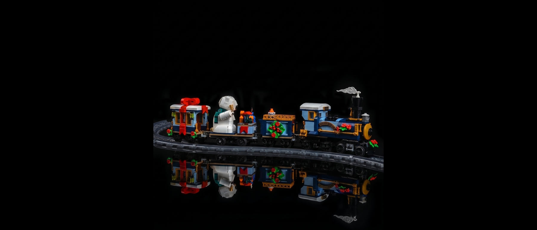 LED-Beleuchtungsset für LEGO® Weihnachtsexpress #10361 — standard build, without the LED light kit