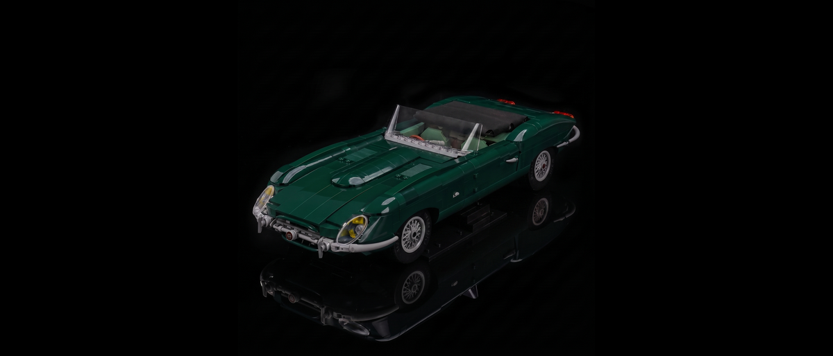 Kit LED pour LEGO® Jaguar E-Type #11381 — standard build, without the LED light kit