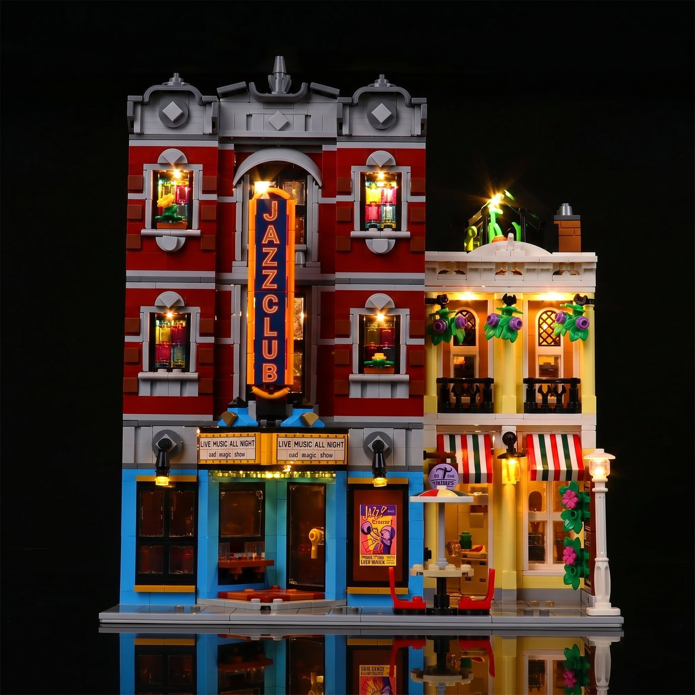 LED light kit for LEGO® Icons Jazz Club #10312 | Bright My Bricks