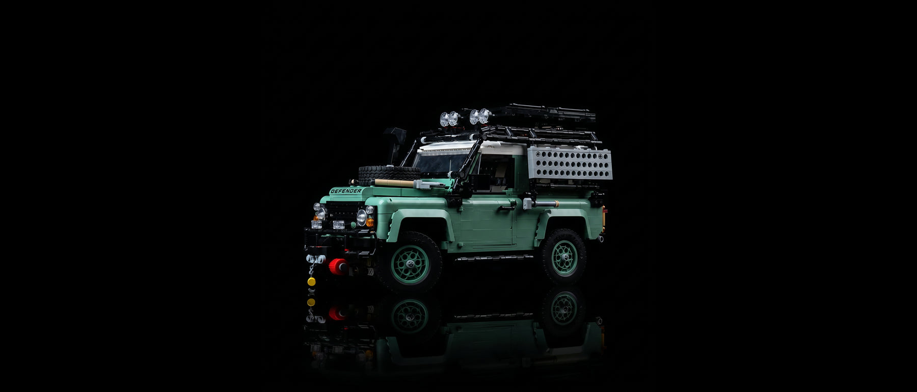 Kit LED pour LEGO® Land Rover Classic Defender 90 #10317 — standard build, without the LED light kit