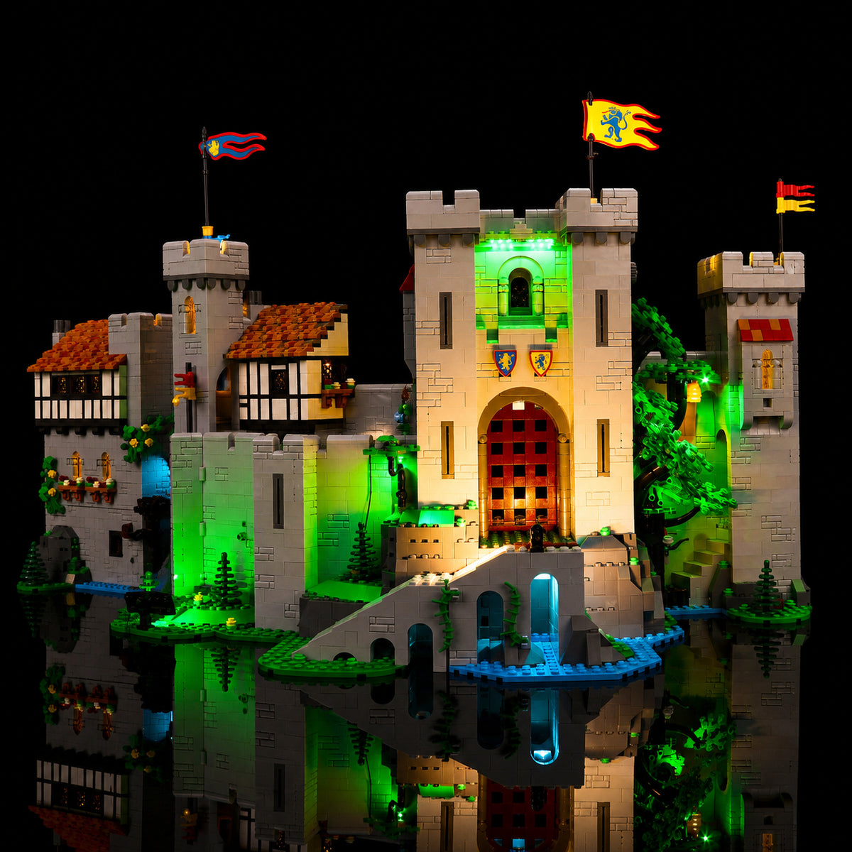 LED light kit for LEGO® Icons Lion Knights' Castle #10305 | Bright My Bricks