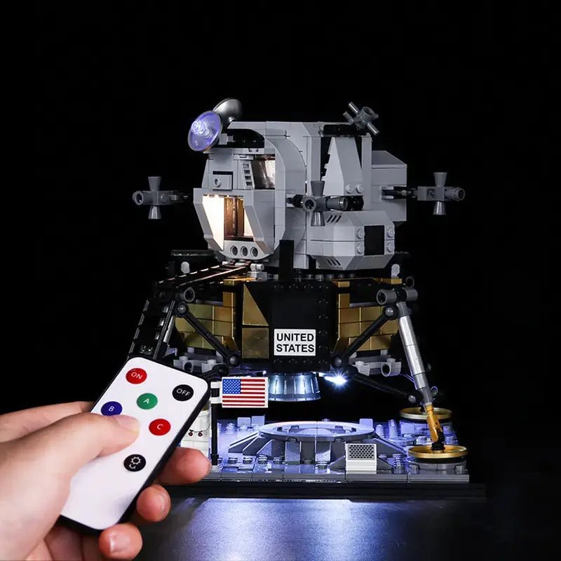 Light Kit for LEGO NASA Apollo 11 Lunar Lander 10266 - Bright My Bricks