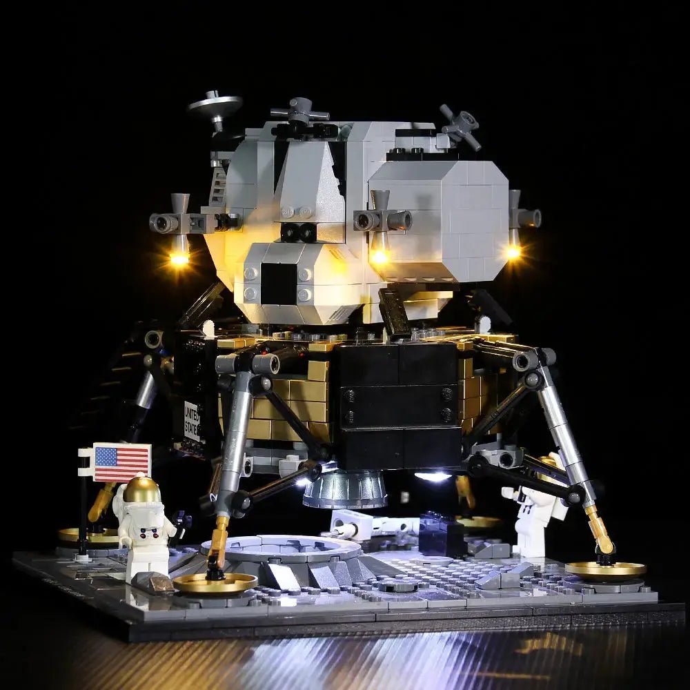 Light Kit for LEGO NASA Apollo 11 Lunar Lander 10266 - Bright My Bricks