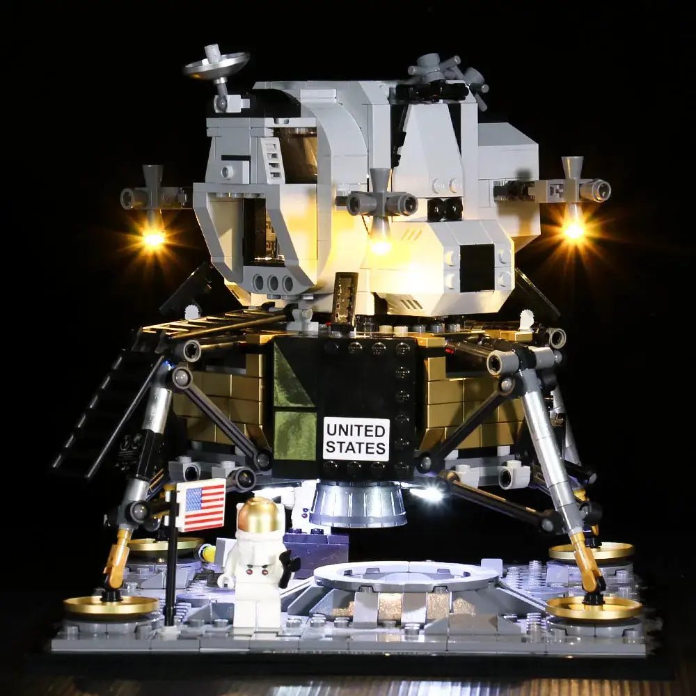 Light Kit for LEGO NASA Apollo 11 Lunar Lander 10266 - Bright My Bricks