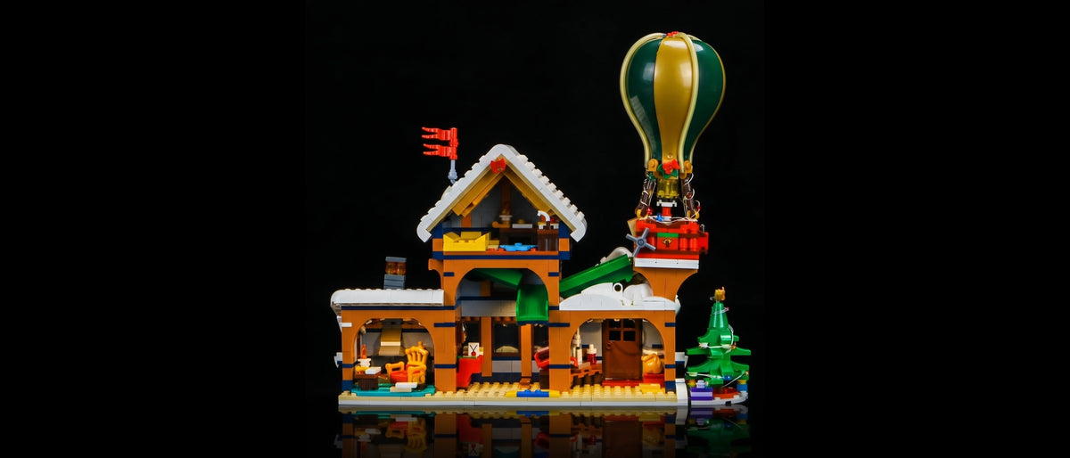 Light Kit for LEGO® Icons Santa's Post Office #10339 — standard build, without the LED light kit