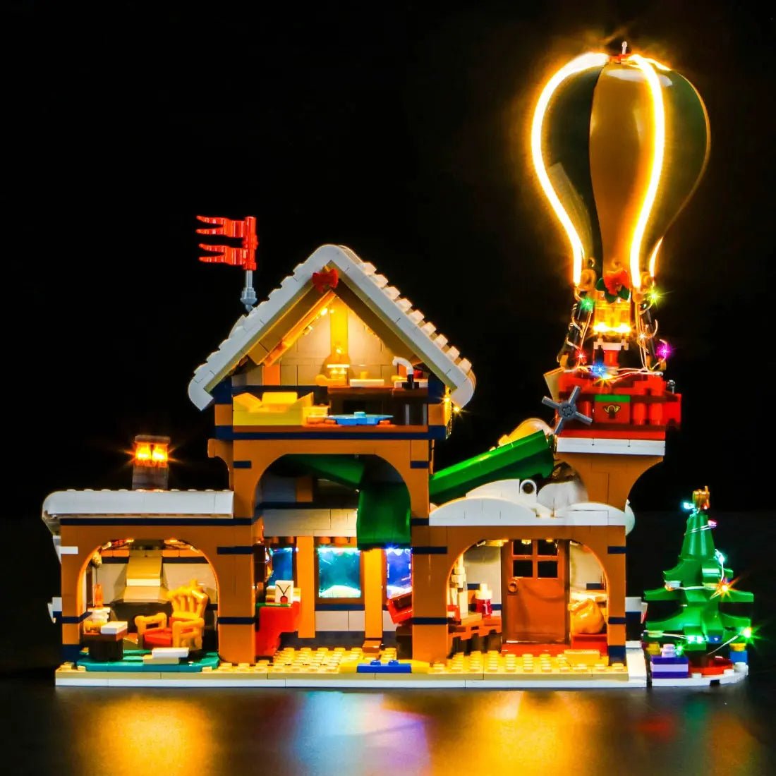 Light Kit for LEGO Icons Santa's Post Office #10339 - Bright My Bricks