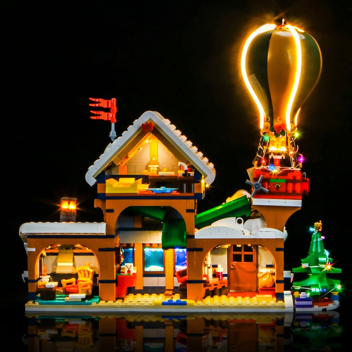 LED light kit for LEGO® Icons Santa's Post Office #10339 | Bright My Bricks