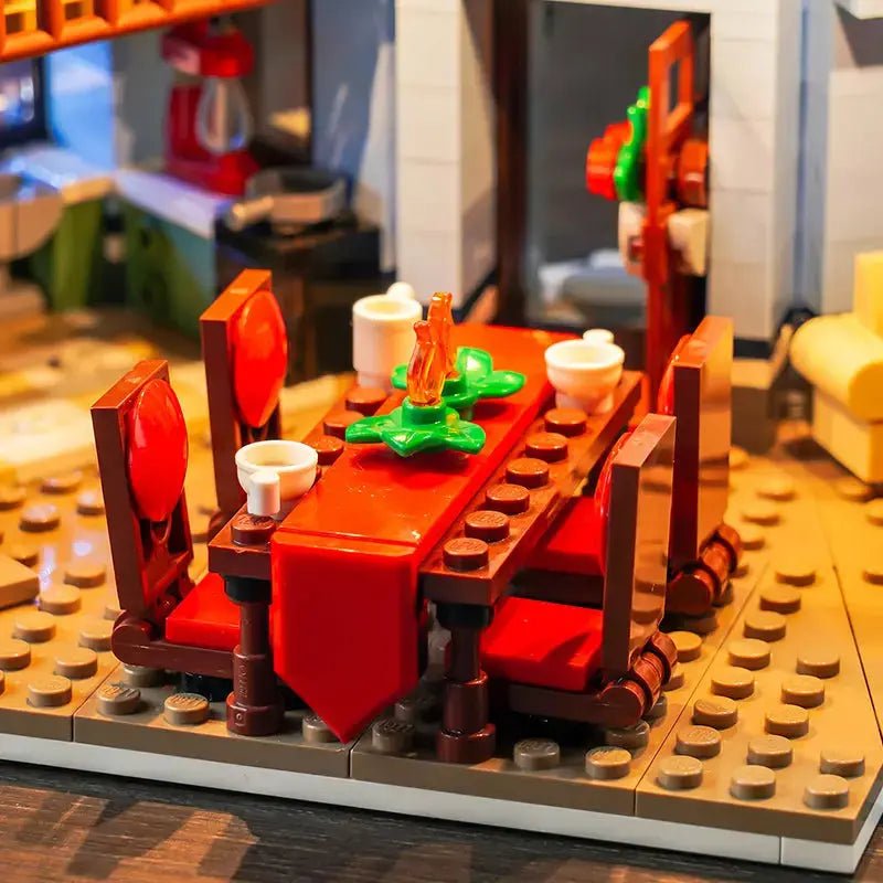 night-mode display glow: Bright My Bricks DIY LED light kit for LEGO® Icons Santa’s Visit #10293