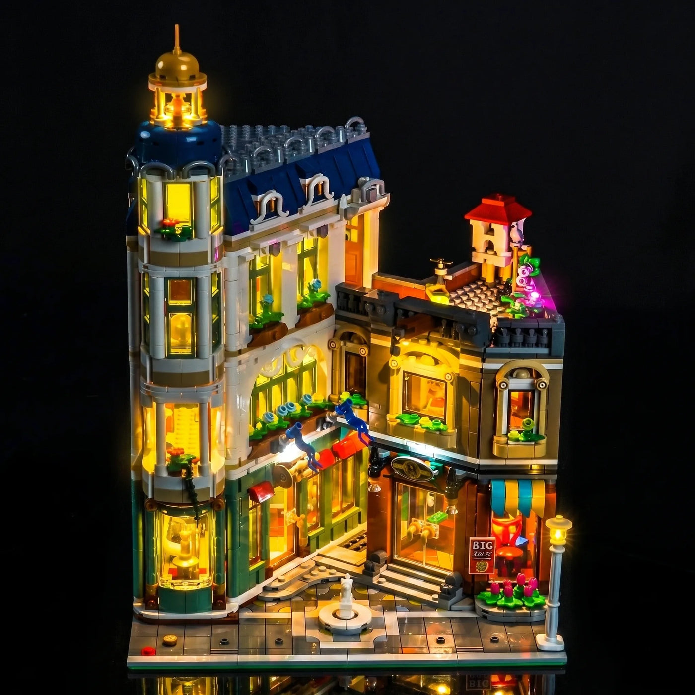 LED light kit for LEGO® Icons Shopping Street #11371 | Bright My Bricks