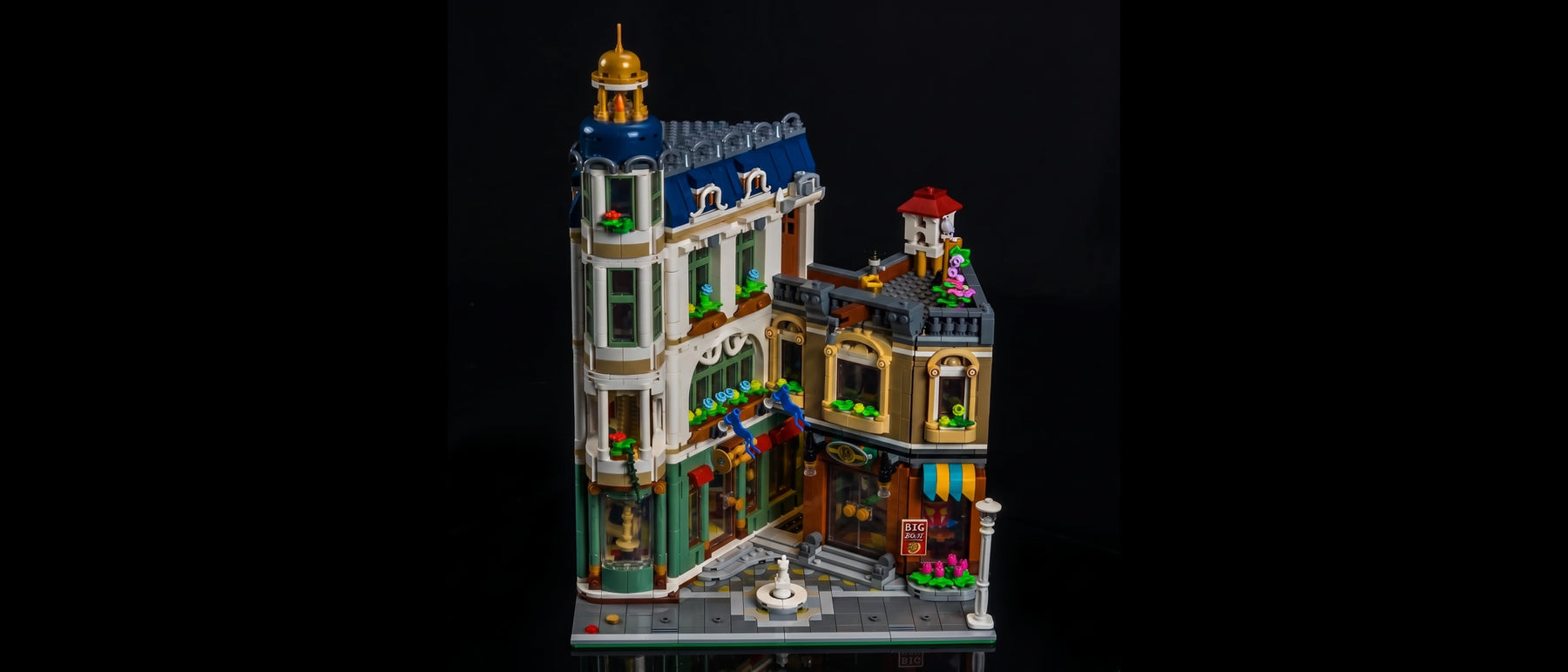 LED-Beleuchtungsset für LEGO® Einkaufsmeile #11371 — standard build, without the LED light kit